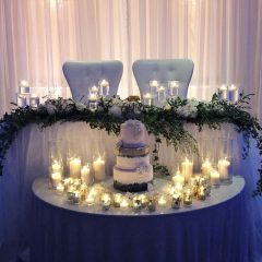 head table set ups banquet halls in Vaughan